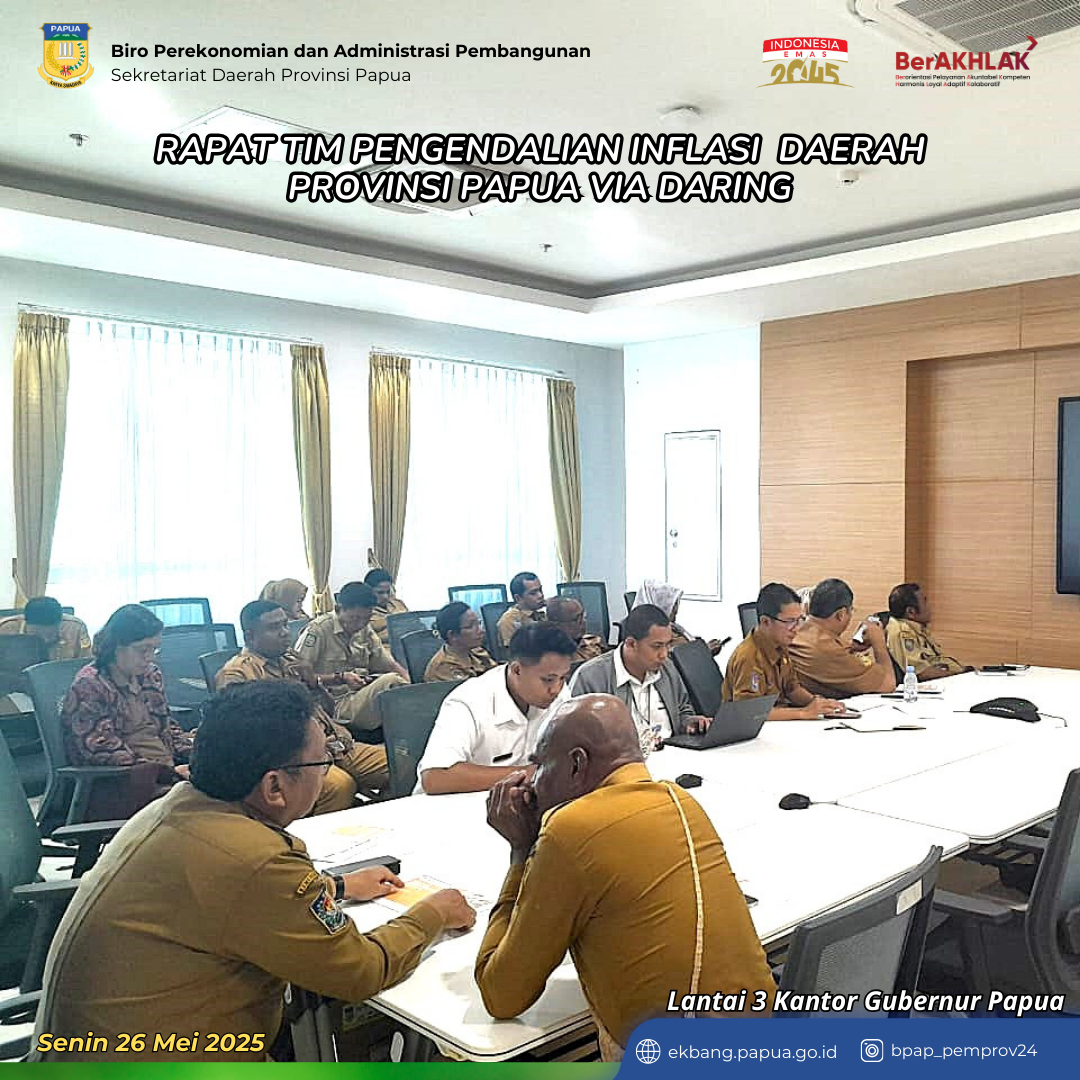 Rapat Tim Pengendalian Inflasi Daerah Provinsi Papua Tahun 2025