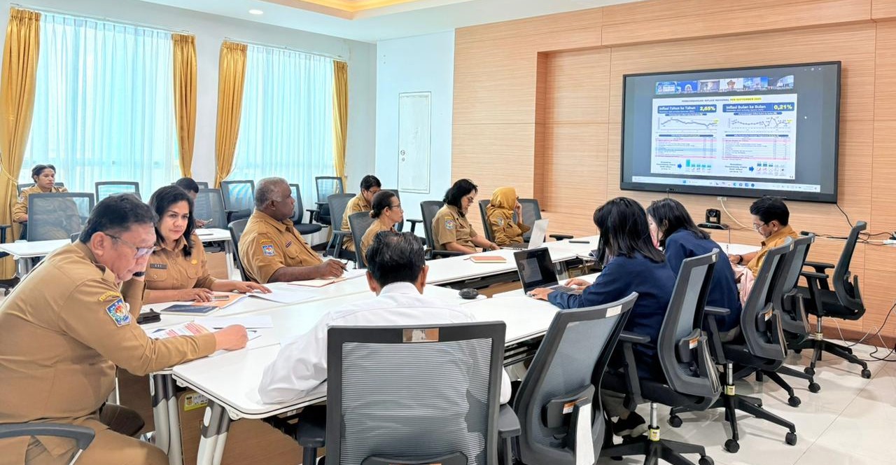 Pemprov Papua Ikuti Rakor Pengendalian Inflasi Bersama Kemendagri