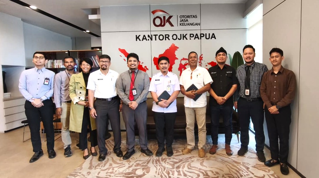 Tim Evaluasi BUMD Provinsi Papua Jalin Koordinasi dengan OJK untuk Penguatan BUMD Keuangan