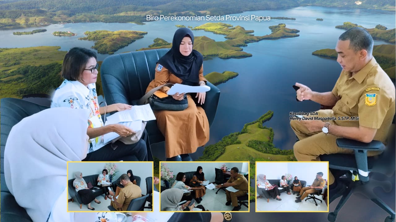 RAPAT KOORDINASI SDA, PEMPROV PAPUA DAN SETDA BOVEN DIGOEL PERKUAT SINERGI PENGELOLAAN POTENSI DAERAH