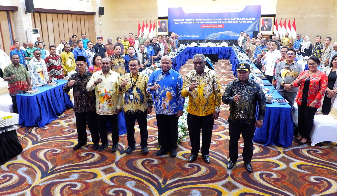 HLM TPID dan TP2DD Papua Perkuat Pengendalian Inflasi dan Digitalisasi Transaksi Daerah