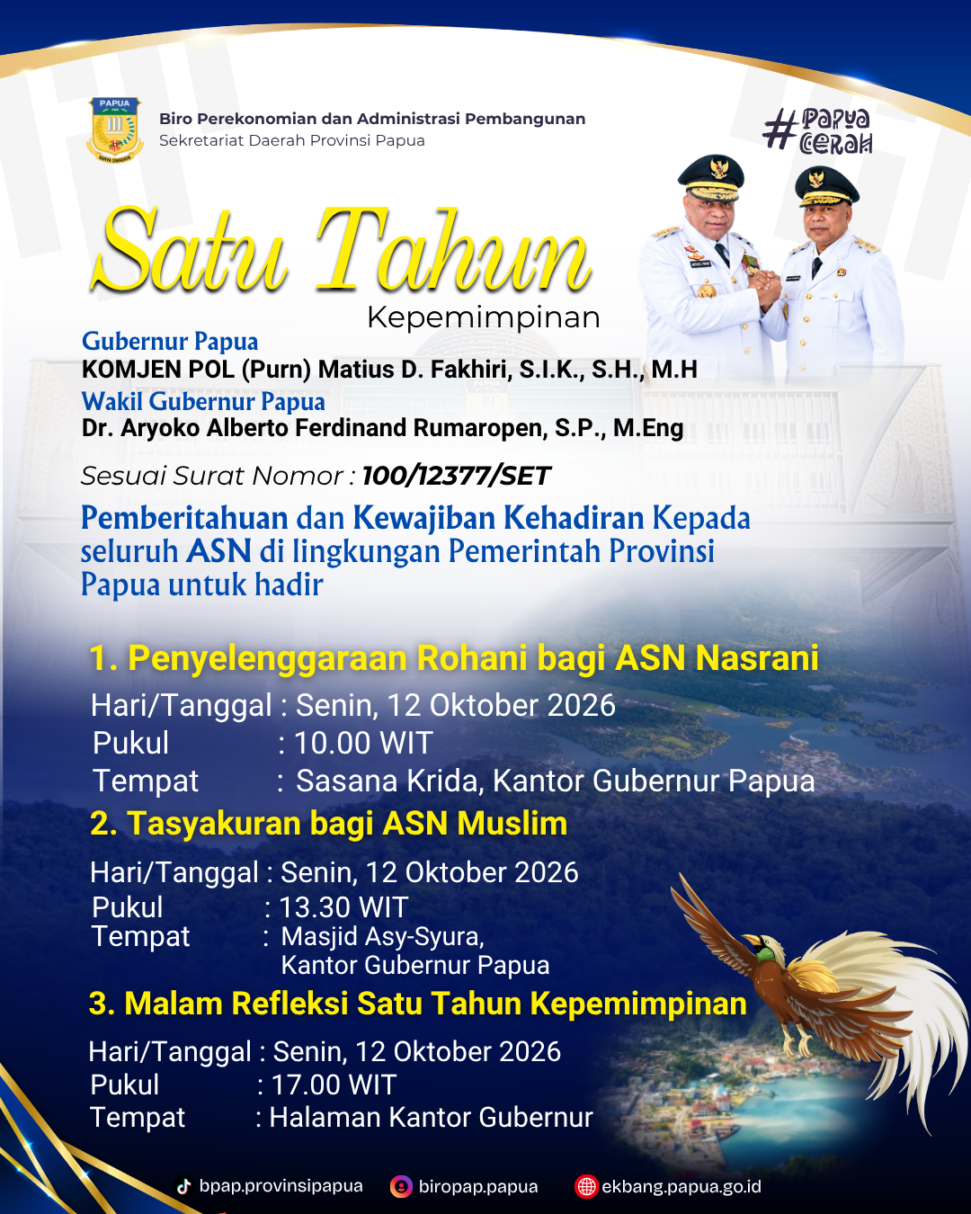 Sesuai Surat Edaran